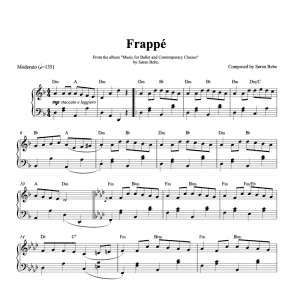 free ballet class sheet music