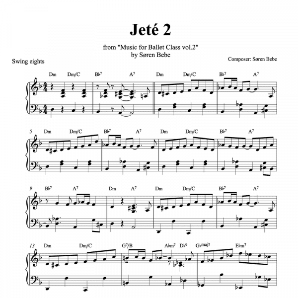 jete sheet music pdf