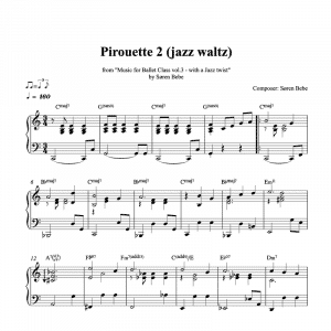 pirouette waltz piano sheet music pdf