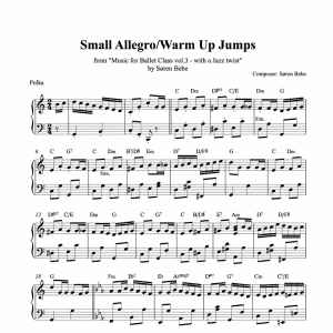small allegro piano sheet music pdf