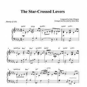 the star-crossed lovers duke ellington piano sheet music pdf