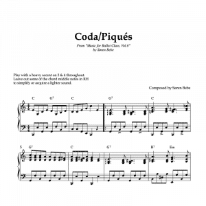 fouette sheet music