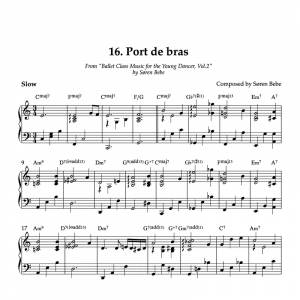 port de bras piano score pdf download