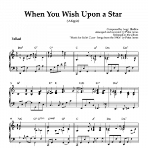 when you wish upon a star piano sheet music