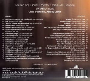 songs for ballet pointe class