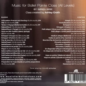 songs for ballet pointe class
