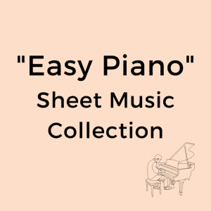 easy to play piano sheet music collection by søren bebe