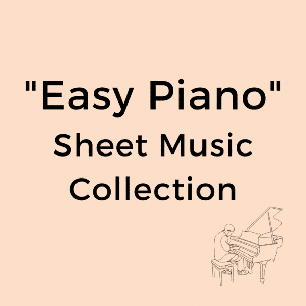 easy to play piano sheet music collection by søren bebe