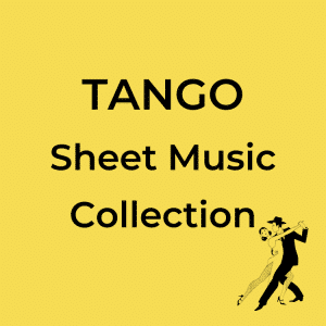 a collection of tango sheet music for piano