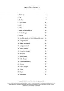 vol.7 sheet music index page