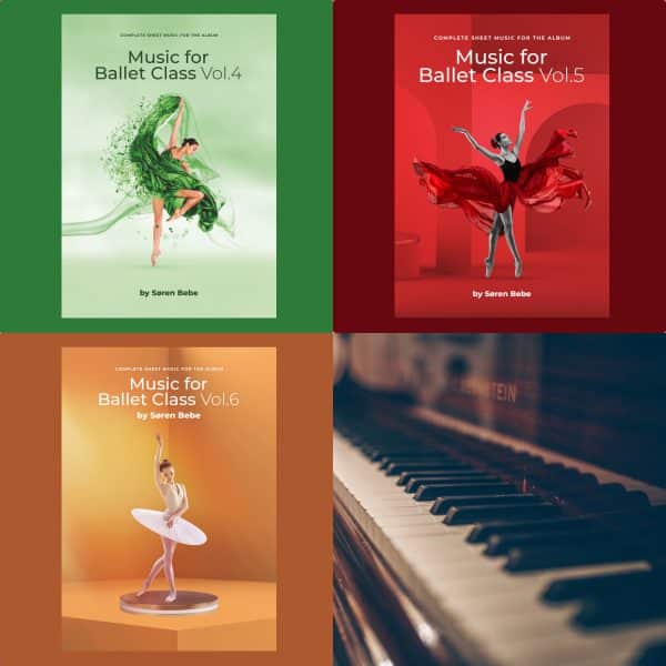 "Music For Ballet Class" Volumes 4-6 Special Sheet Music Bundle (PDF download)