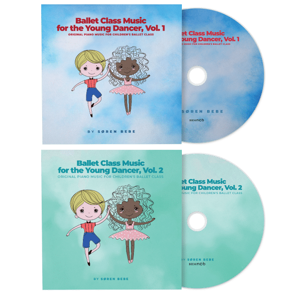 Ballet Class Music for the Young Dancer Vol.1 + Vol.2 2-CD bundle (Save 40% with no added shipping)